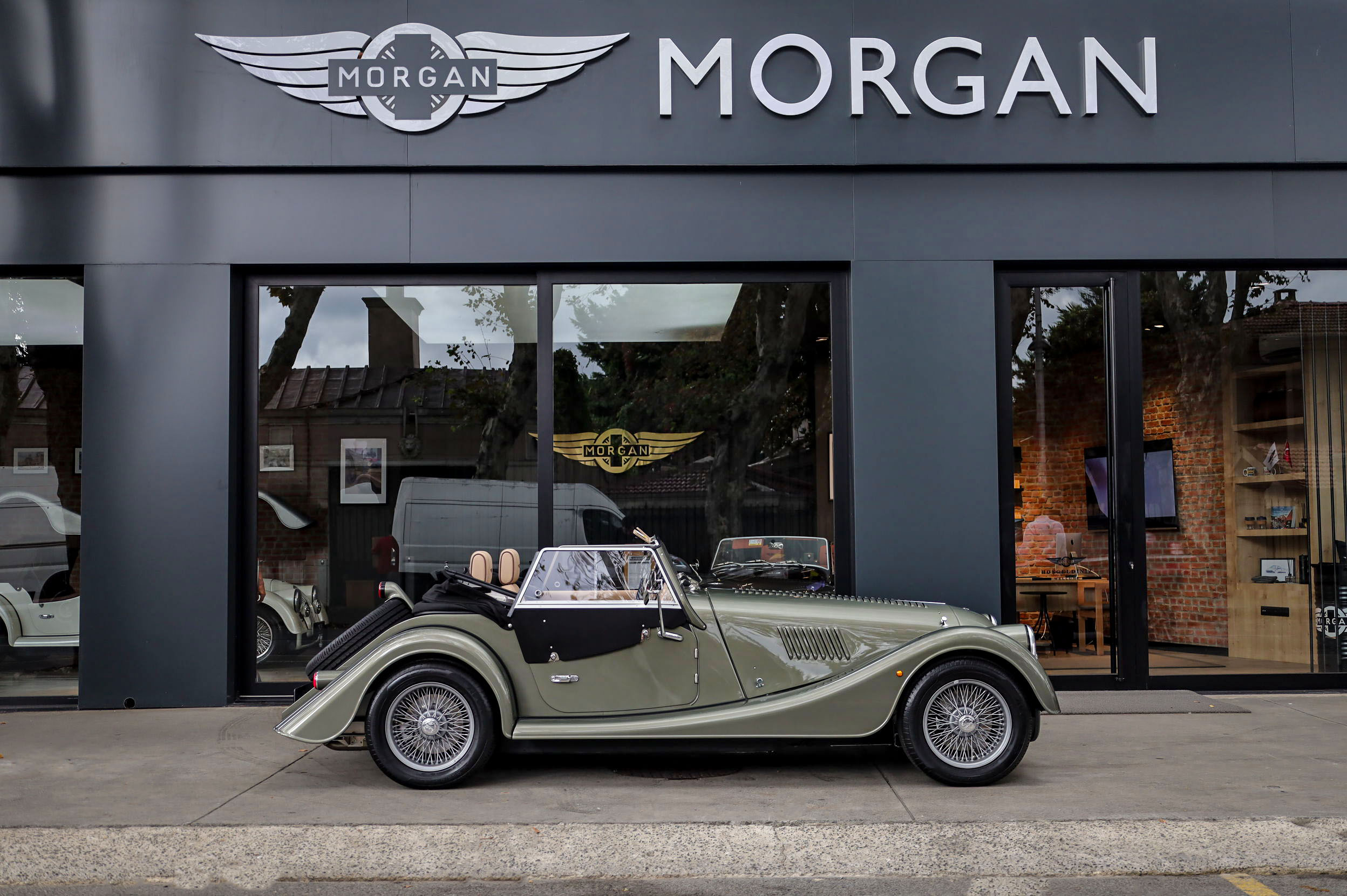 MORGAN PLUS FOUR EDELWEISS GREEN