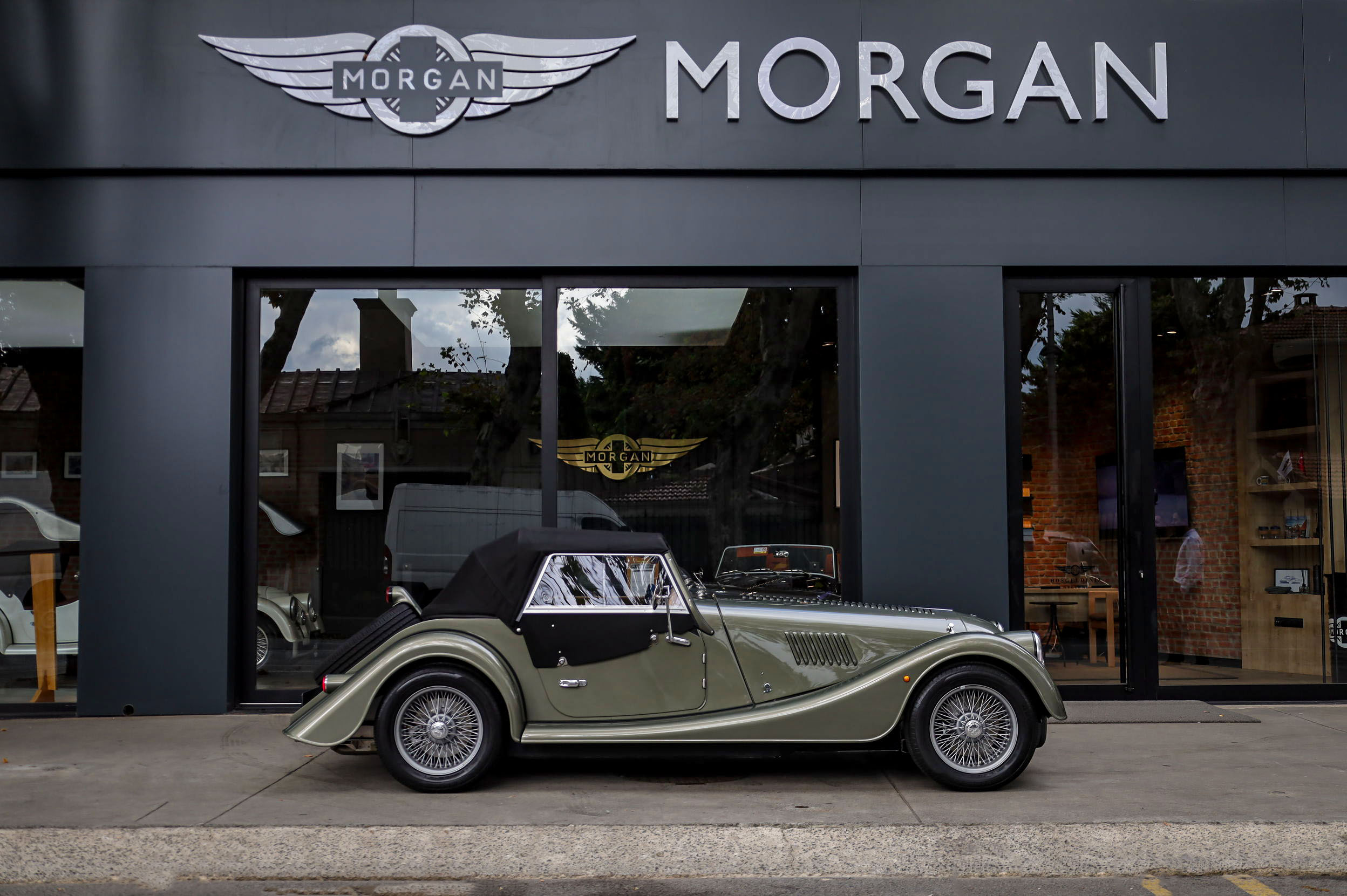 MORGAN PLUS FOUR EDELWEISS GREEN
